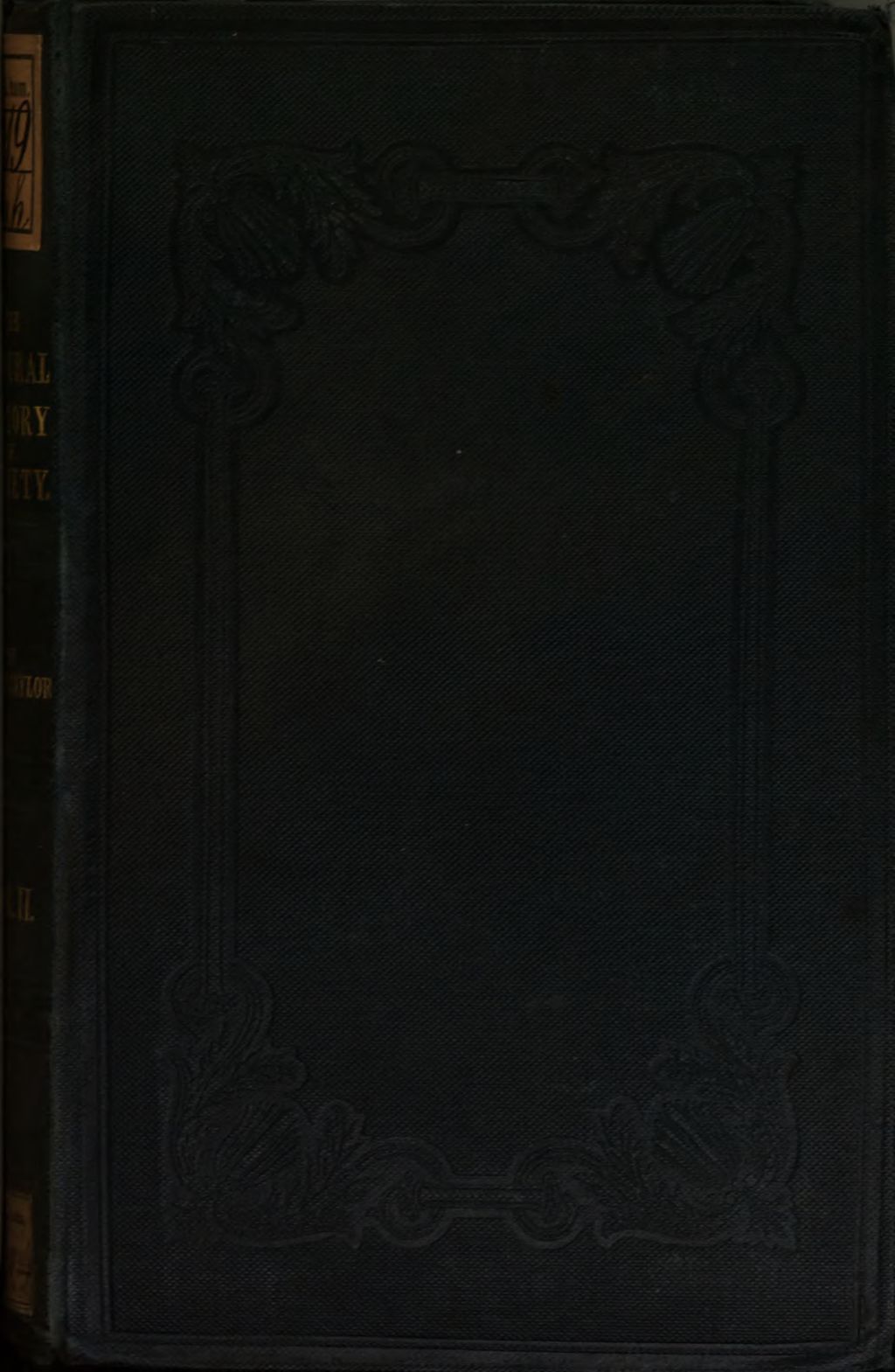 Cover of The natural history of Society in the barbarous and civilized state