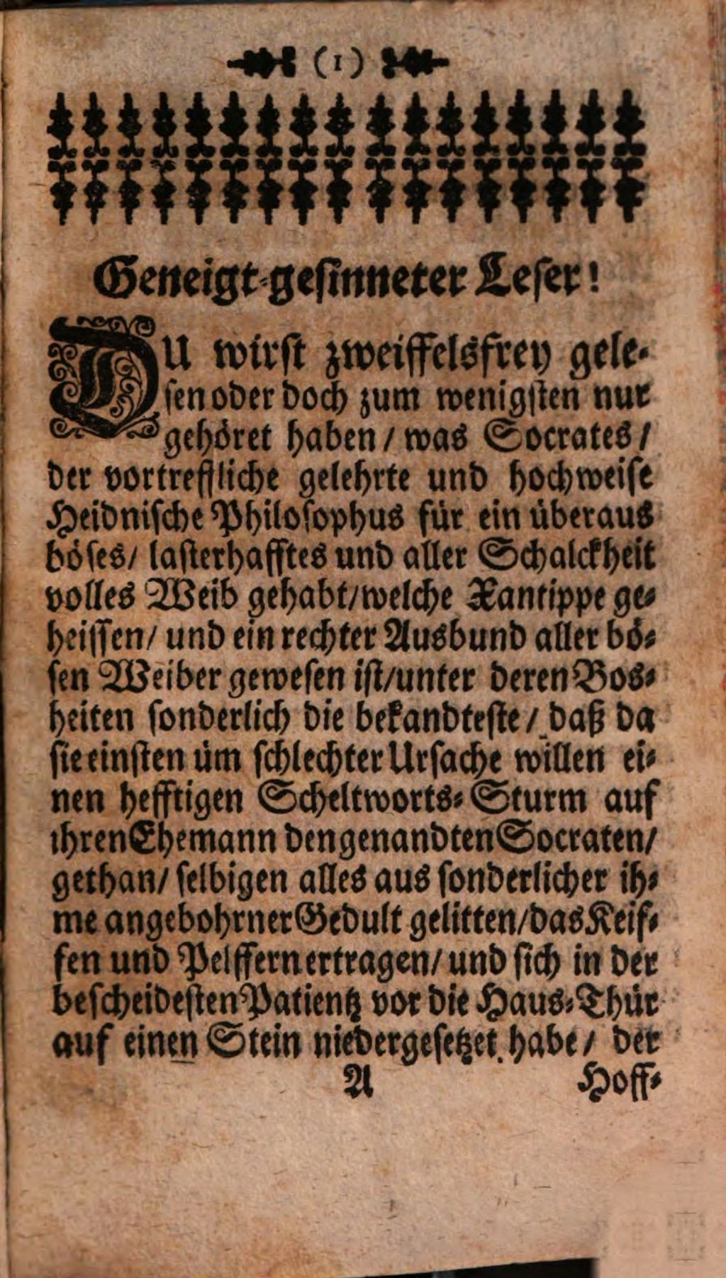 Cover of Eine für die bösen Weiber nützliche und vorräthige Apothecke, darinnen unterschiedliche Artzneyen, Kunst und helffende Mittel, die regiersüchtigen mannquelerischen bösen Weiber fromm, gehorsam und geschmeidig zu machen