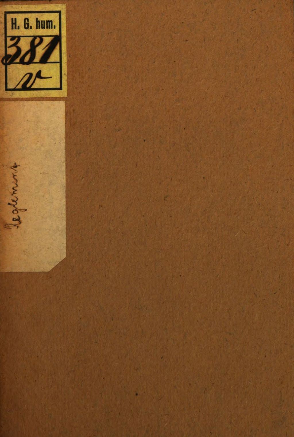 Cover of Réglement de la R. L. Saint-Jean, sous le titre distinctif les disciples de Fenelon
