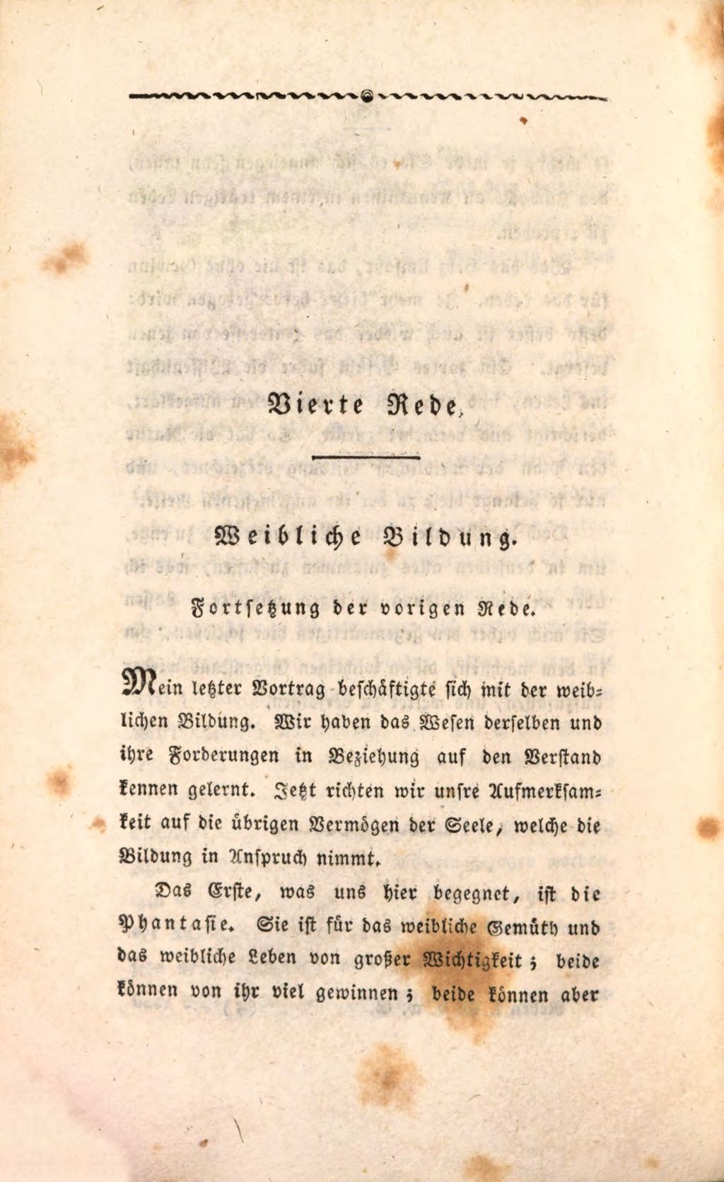 Cover of Reden an Gebildete aus dem weiblichen Geschlechte. 1