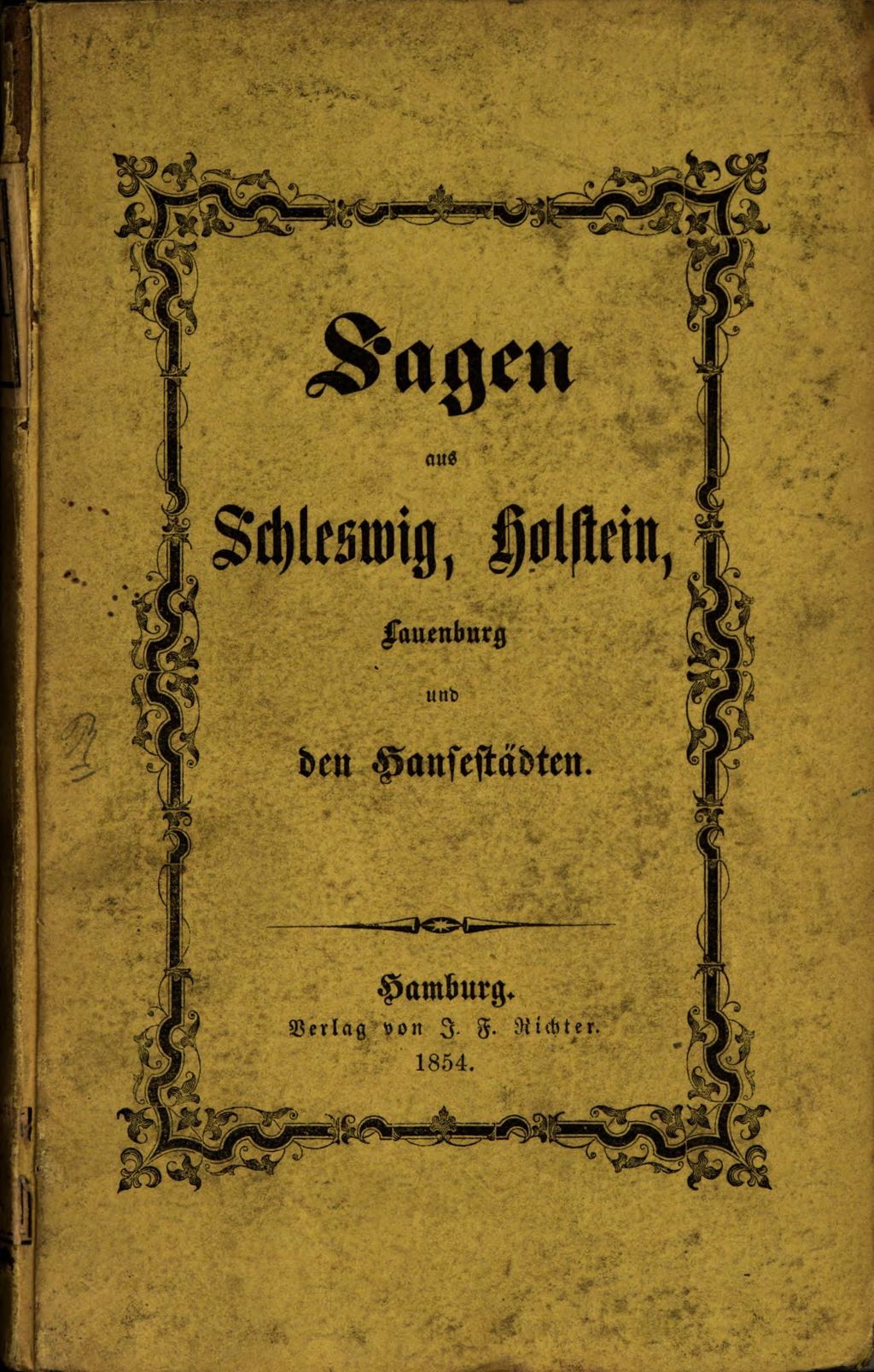 Cover of Sagen aus Schleswig, Holstein, Lauenburg u. den Hansestädten