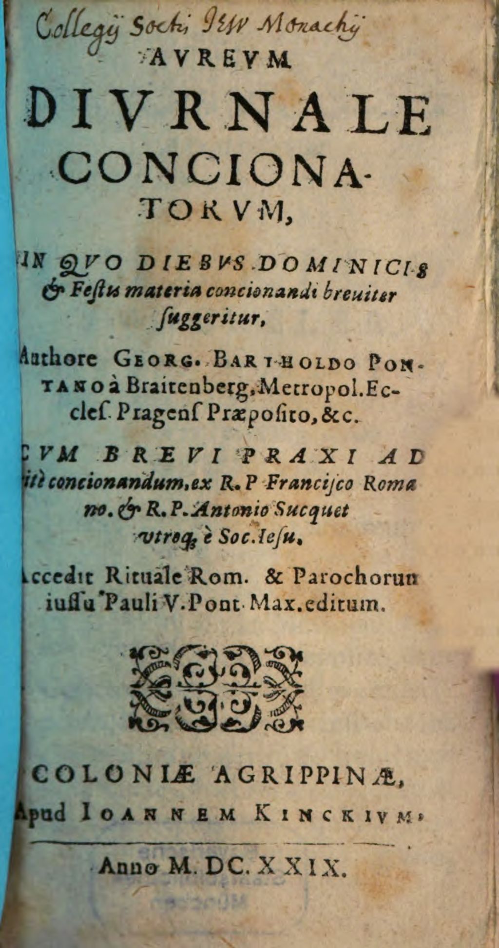 Cover of Avrevm Divrnale Concionatorvm