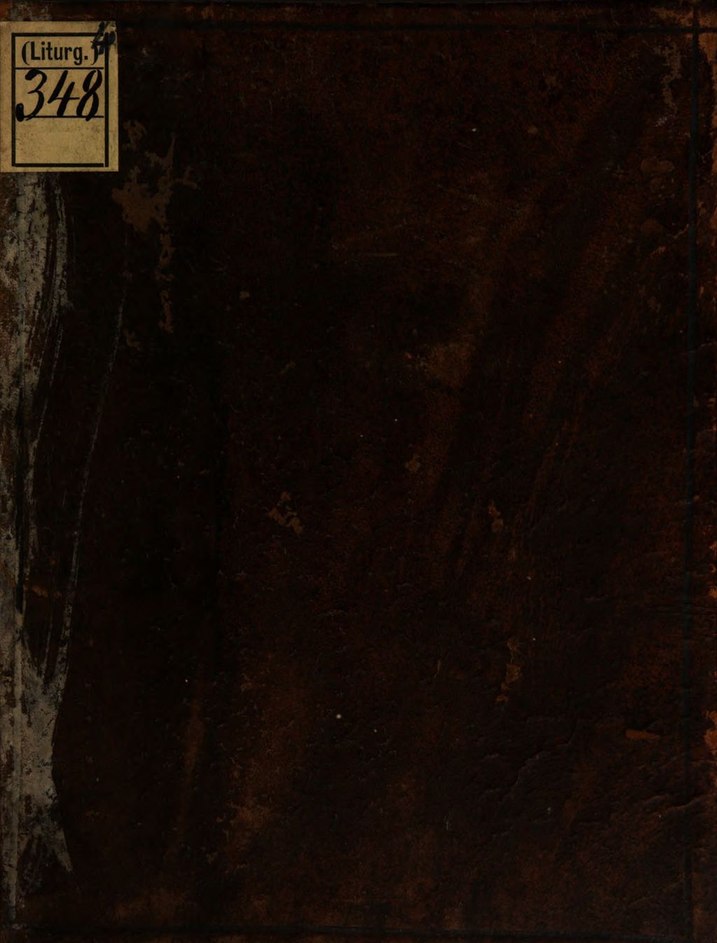 Cover of Liber inaugurationis, seu descriptio ritus circa initiandos fratres et sorores in Confraternitatem Josephburgensem S. Michaelis