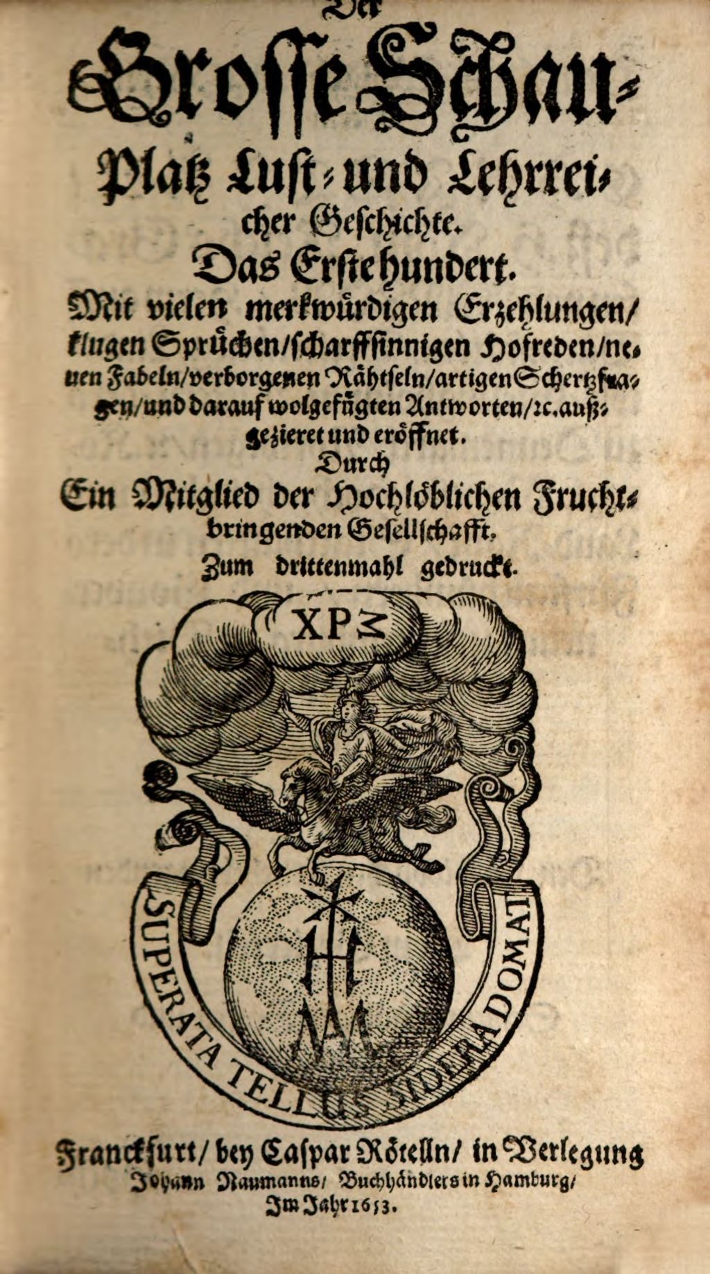 Cover of Der Grosse Schau-Platz Lust- und Lehrreicher Geschichte