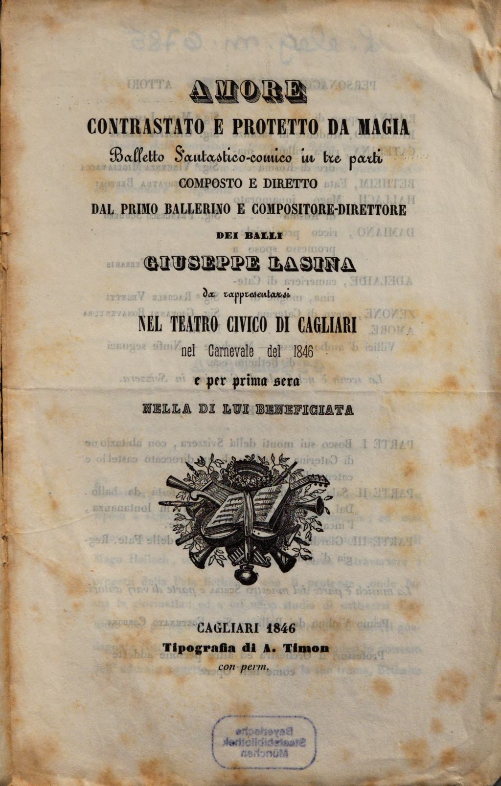Cover of Amore contrastato e protetto da magia