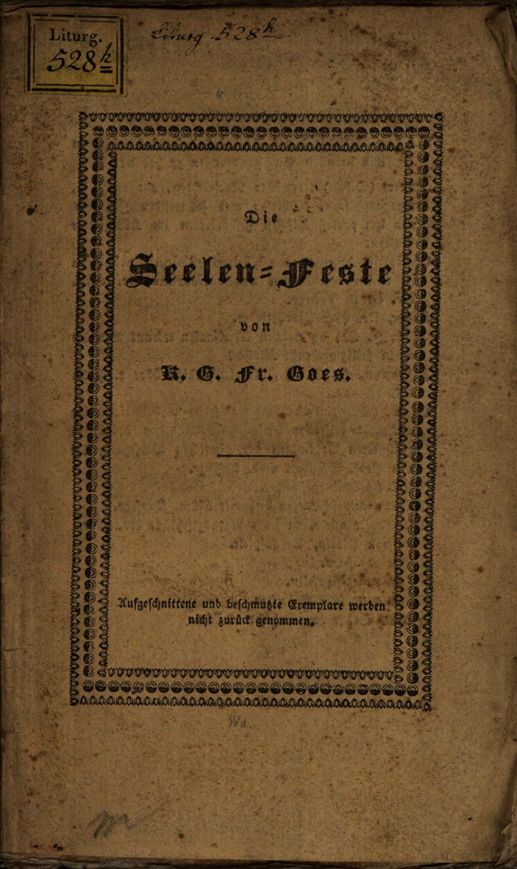 Cover of Die Seelenfeste mit besonderer Rücksicht auf den öffentlichen Cultus und das Priesterthum der alten Völker