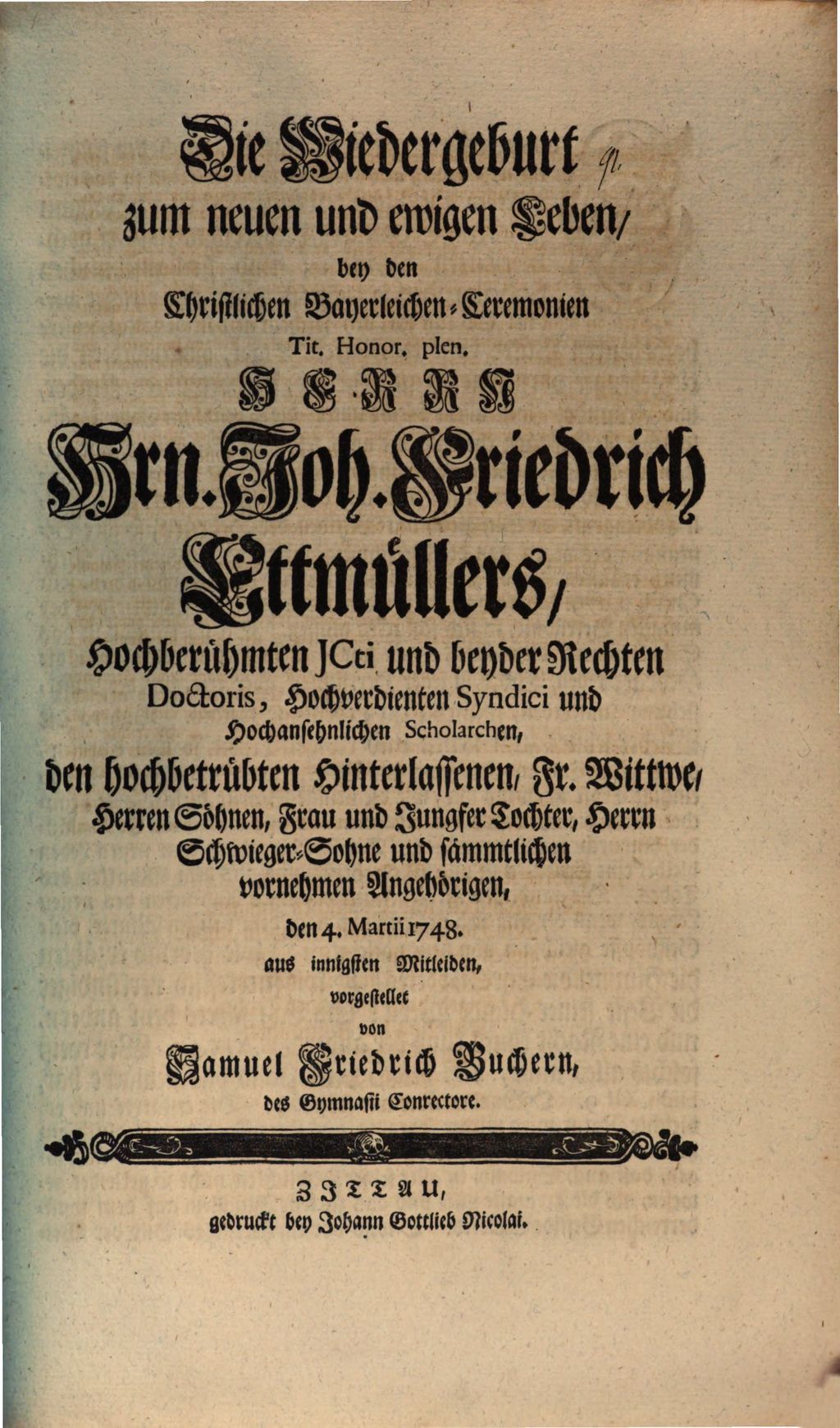 Cover of Die Wiedergeburt zum neuen und ewigen Leben