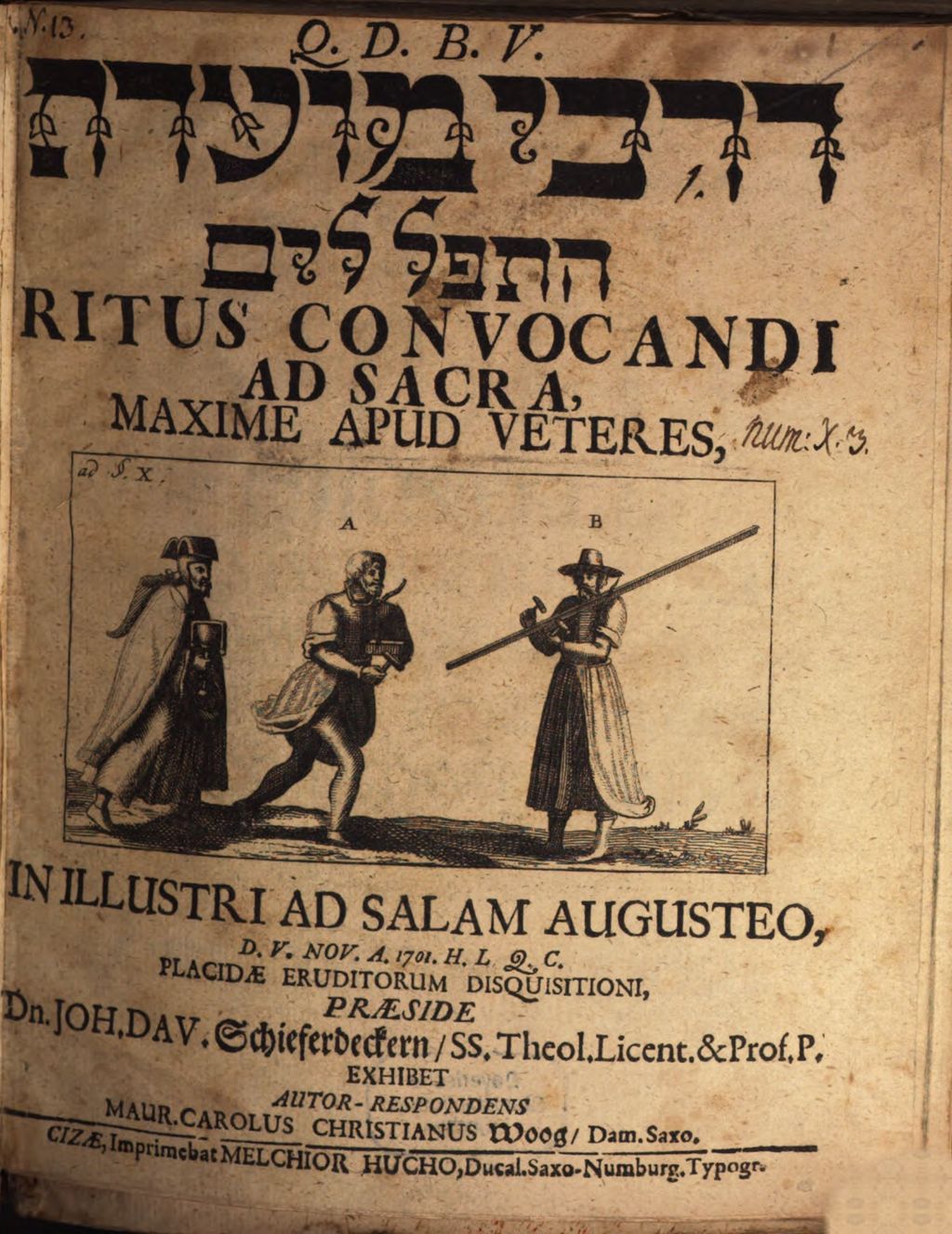 Cover of [...] Ritus Convocandi Ad Sacra, Maxime Apud Veteres