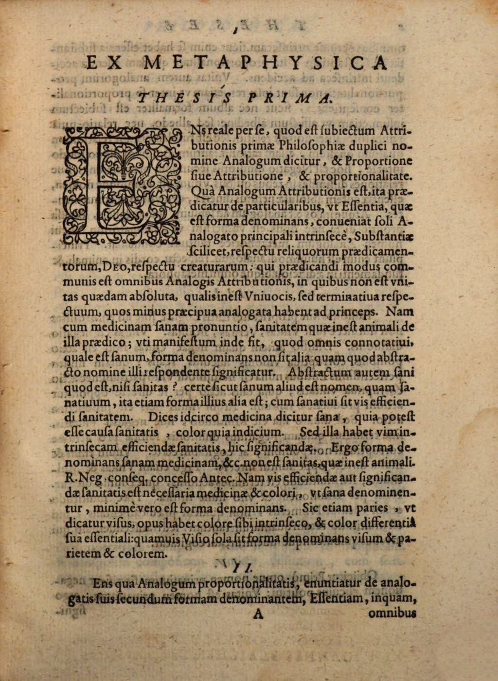 Cover of Theses philosophicae ex metaphysica et naturali scientia selectae