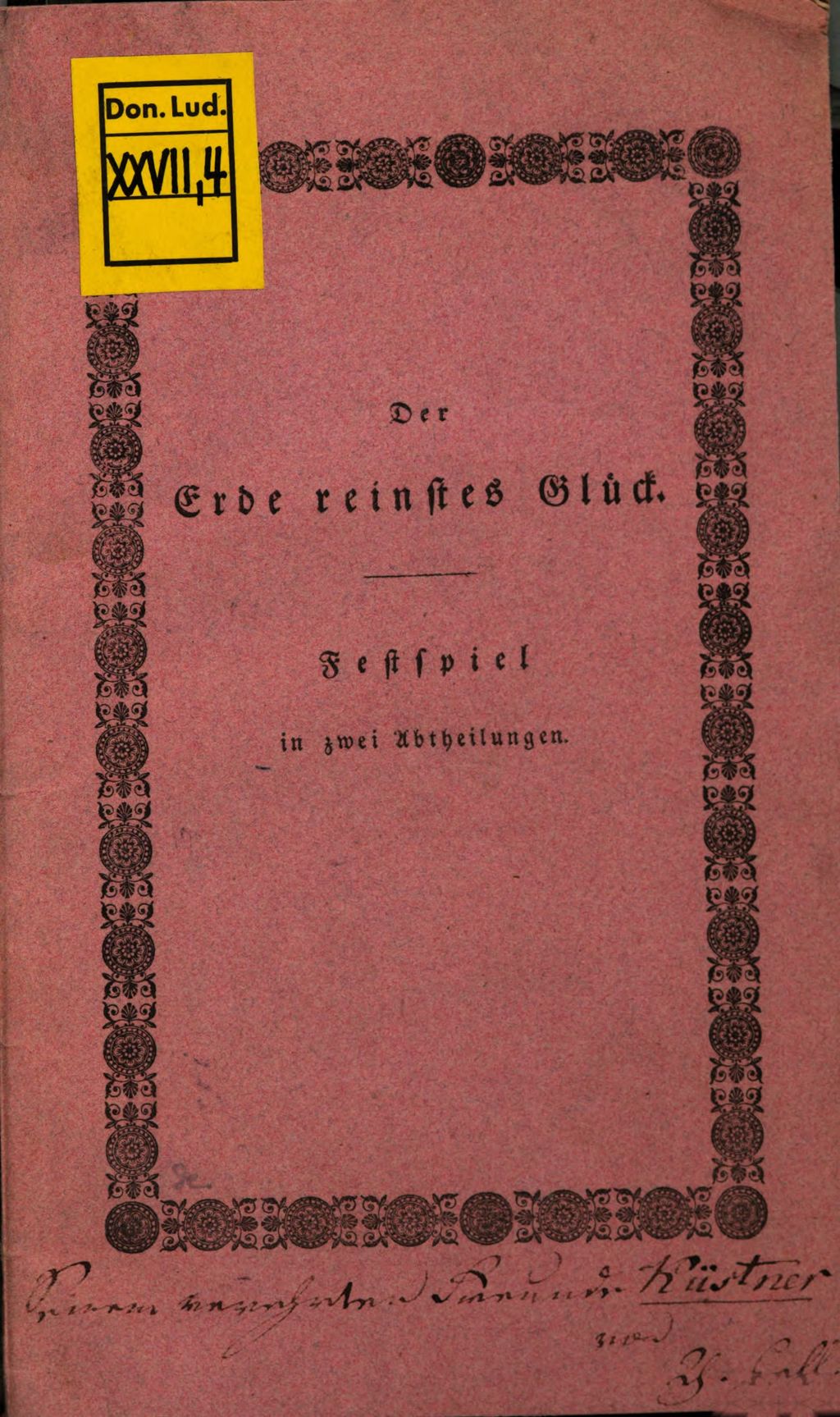 Cover of Der Erde reinstes Glück