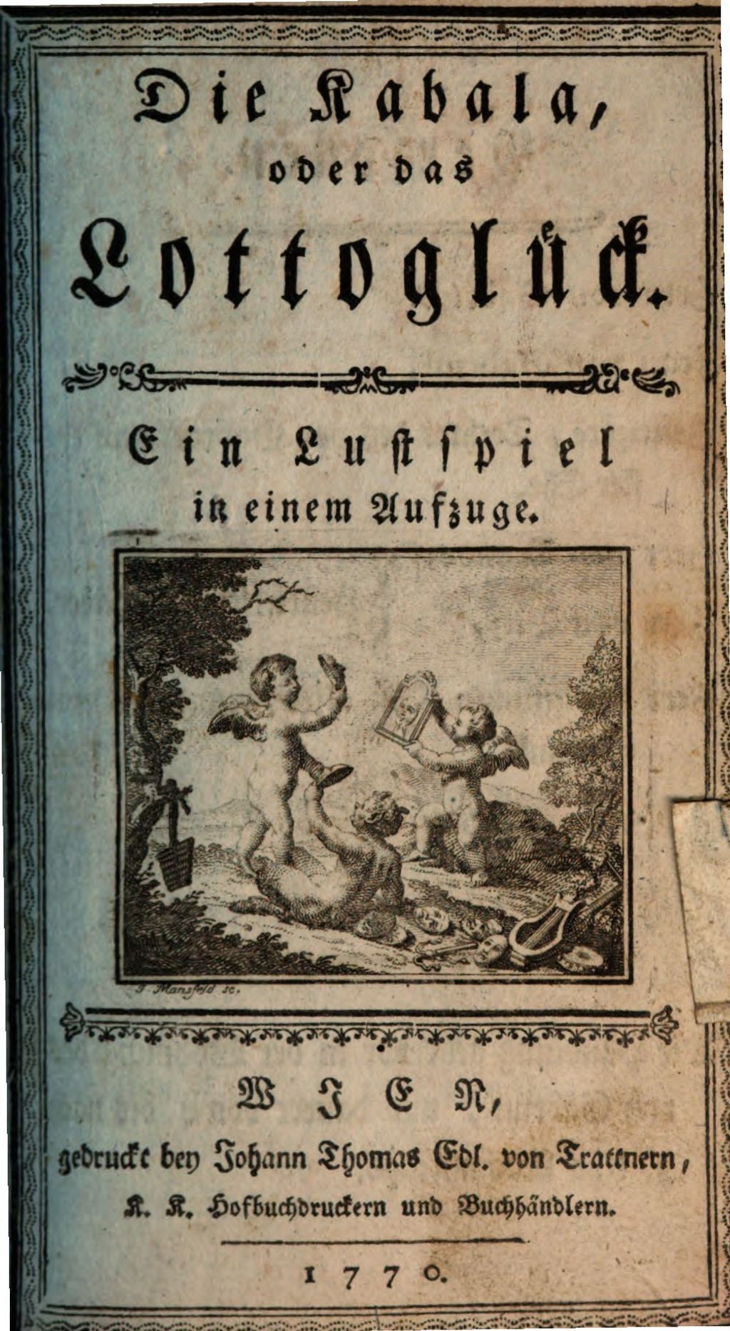 Cover of Die Kabbala oder das Lottoglück
