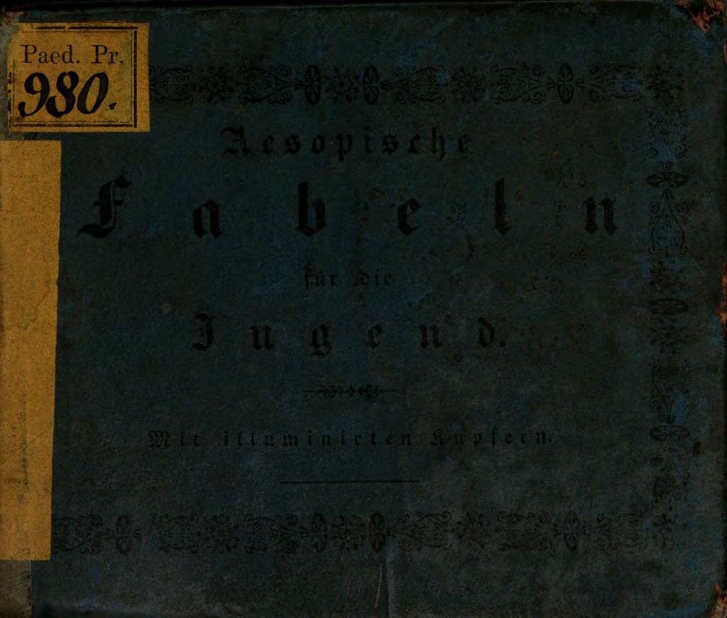Cover of Aesopische und andere auserlesene Fabeln