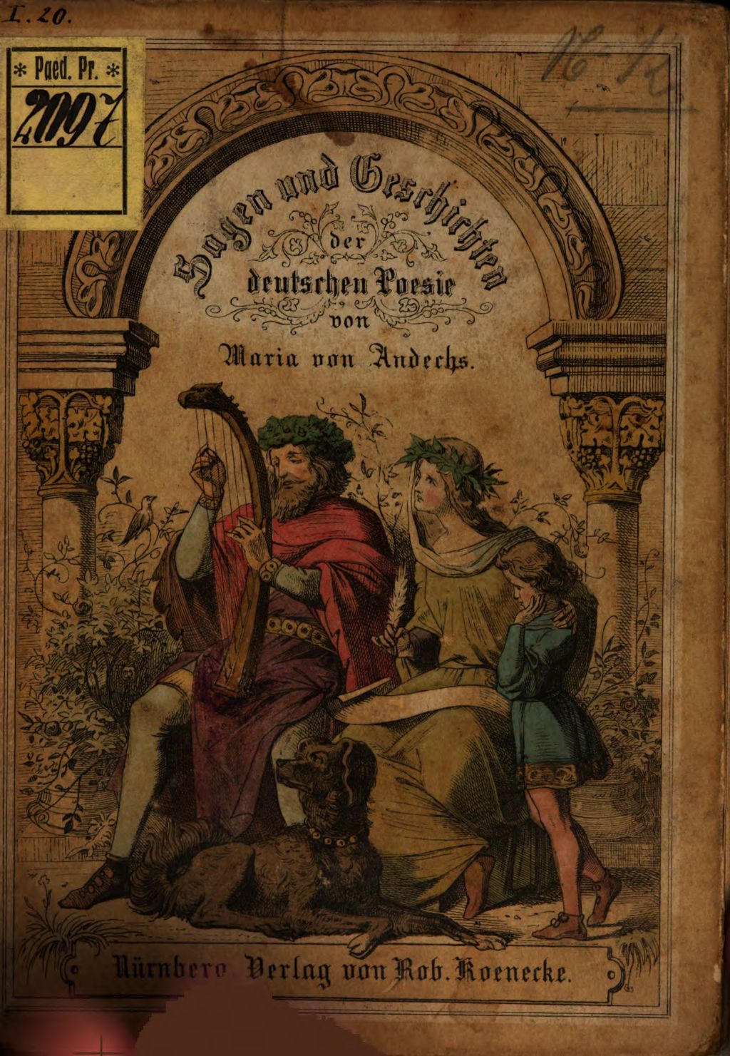 Cover of Die schönsten Sagen u. Geschichten der deutschen Poesie