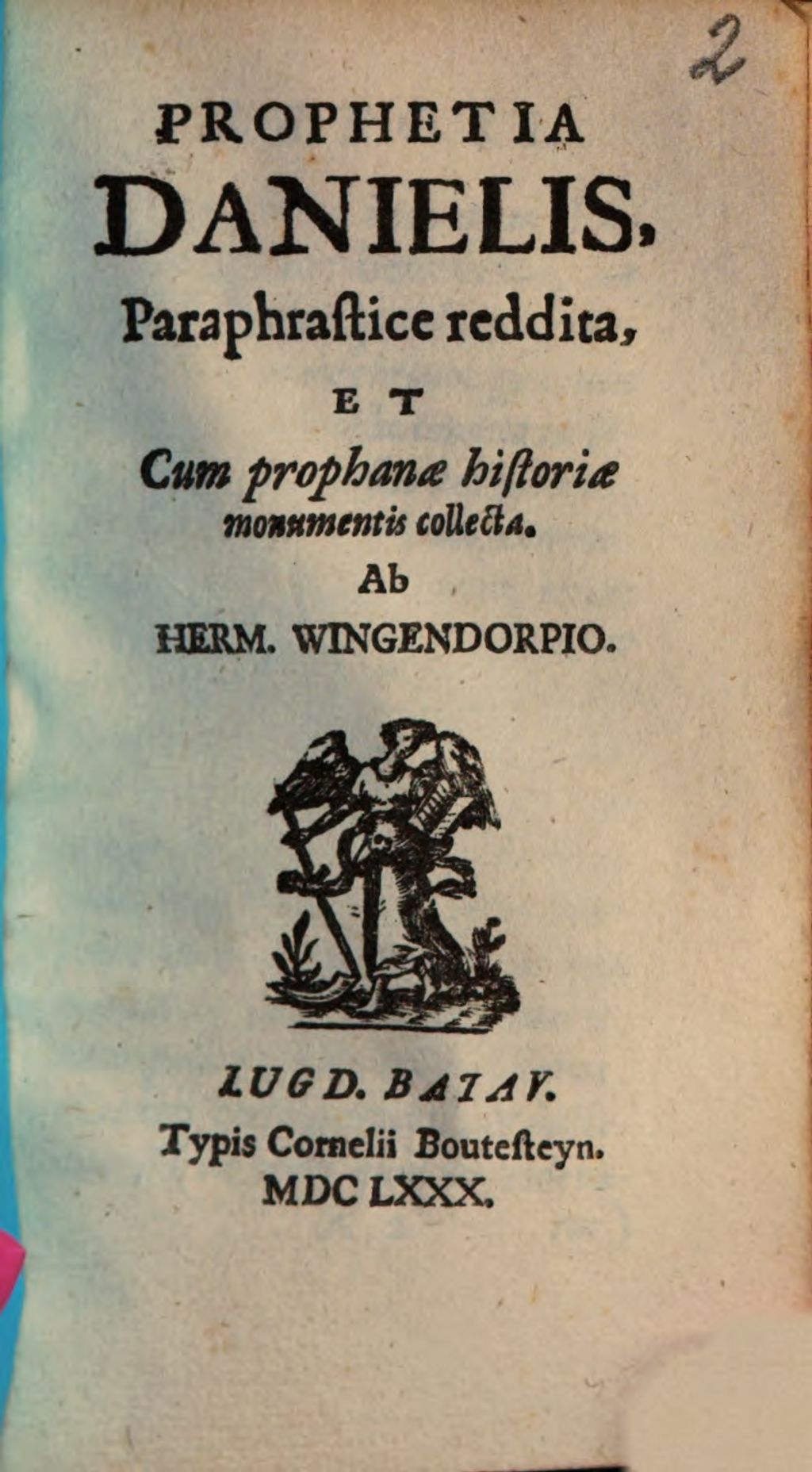 Cover of Prophetia Danielis