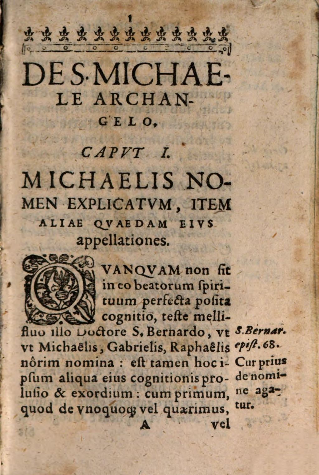 Cover of S. Michaelis Archangeli Principatus, Apparitiones, Templa, Cultus , & Miracula