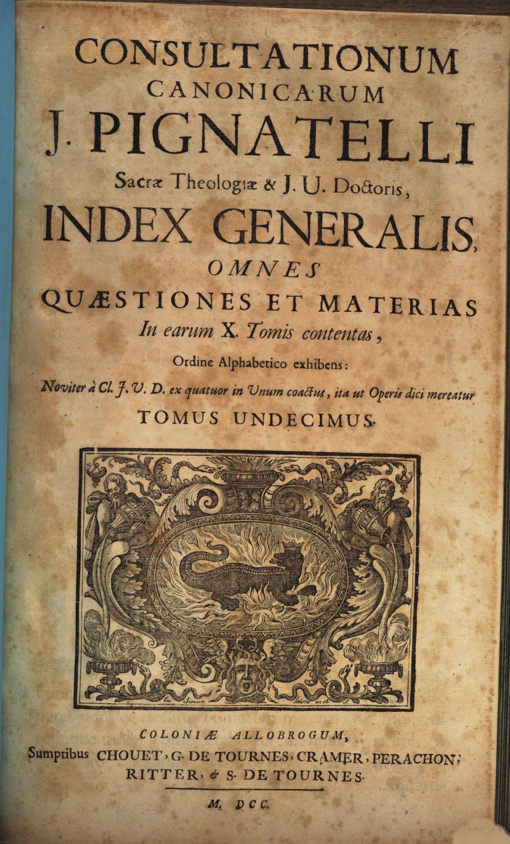 Cover of Jacobi Pignatelli E Cryptaleis In Salentinis Sacrae Theologiae, ac J. U. Doctoris Consultationes Canonicae