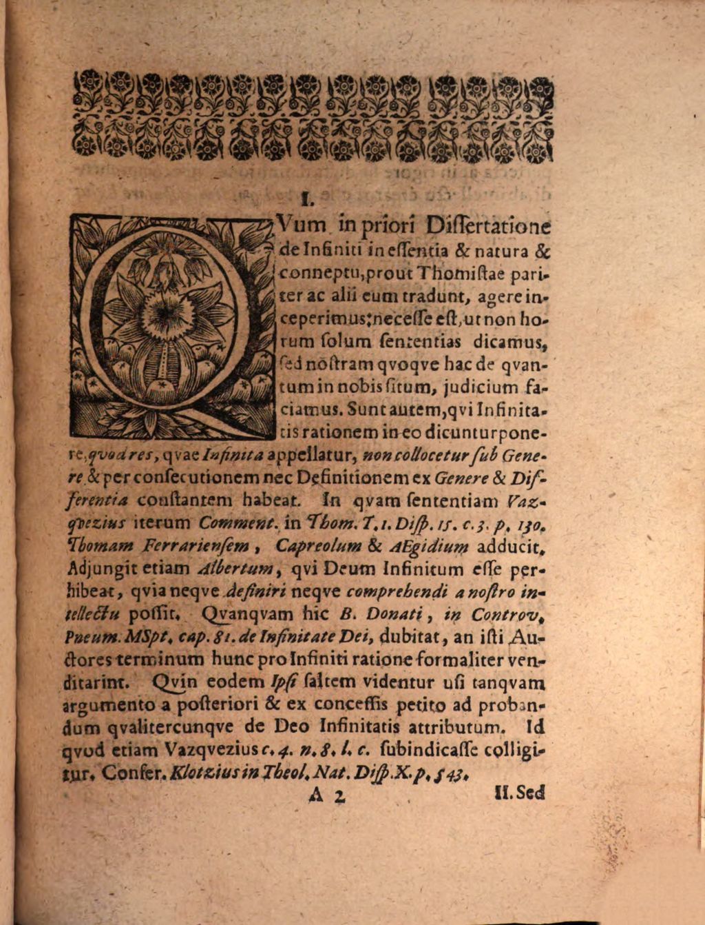 Cover of Ex metaphysica , de infinito. Diss. posterior