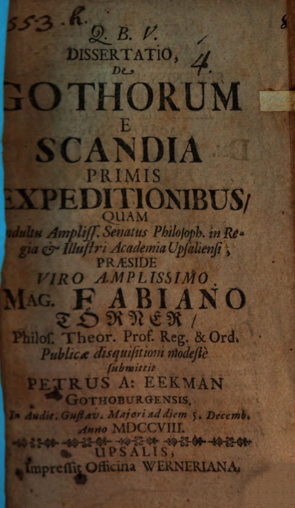 Cover of Quotidianus precandi ritus apud Iudaeos dissertatione graduali adumbratus