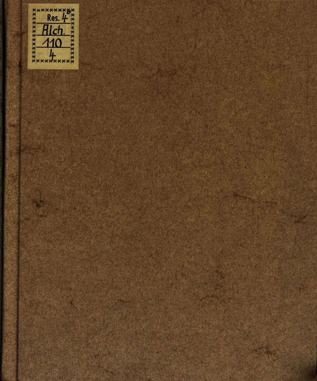 Cover of Nützlicher Unterricht in der hermetisch-philosophischen Wissenschaft