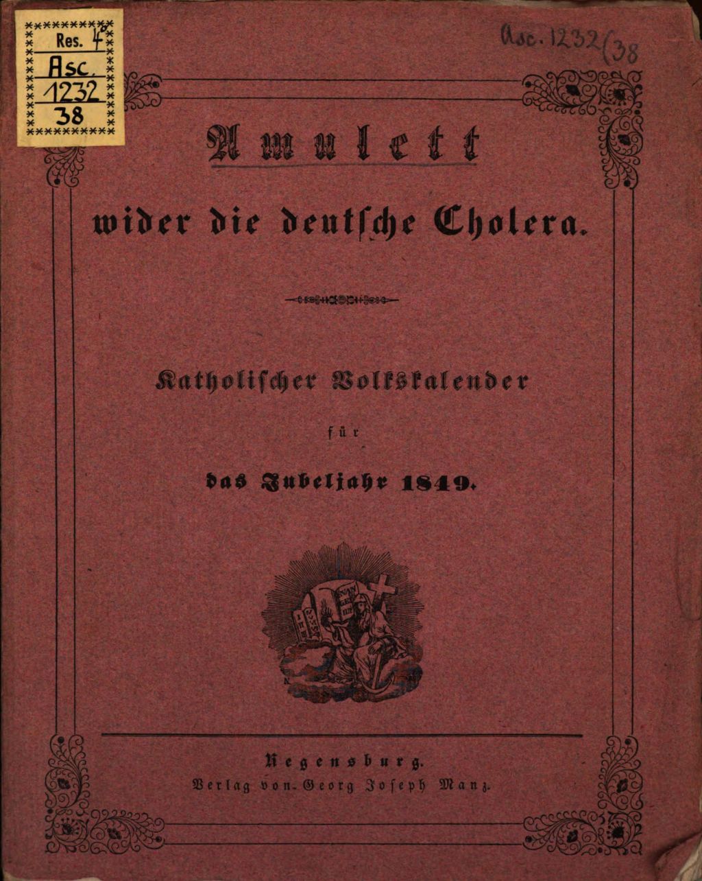 Cover of Amulett wider die deutsche Cholera