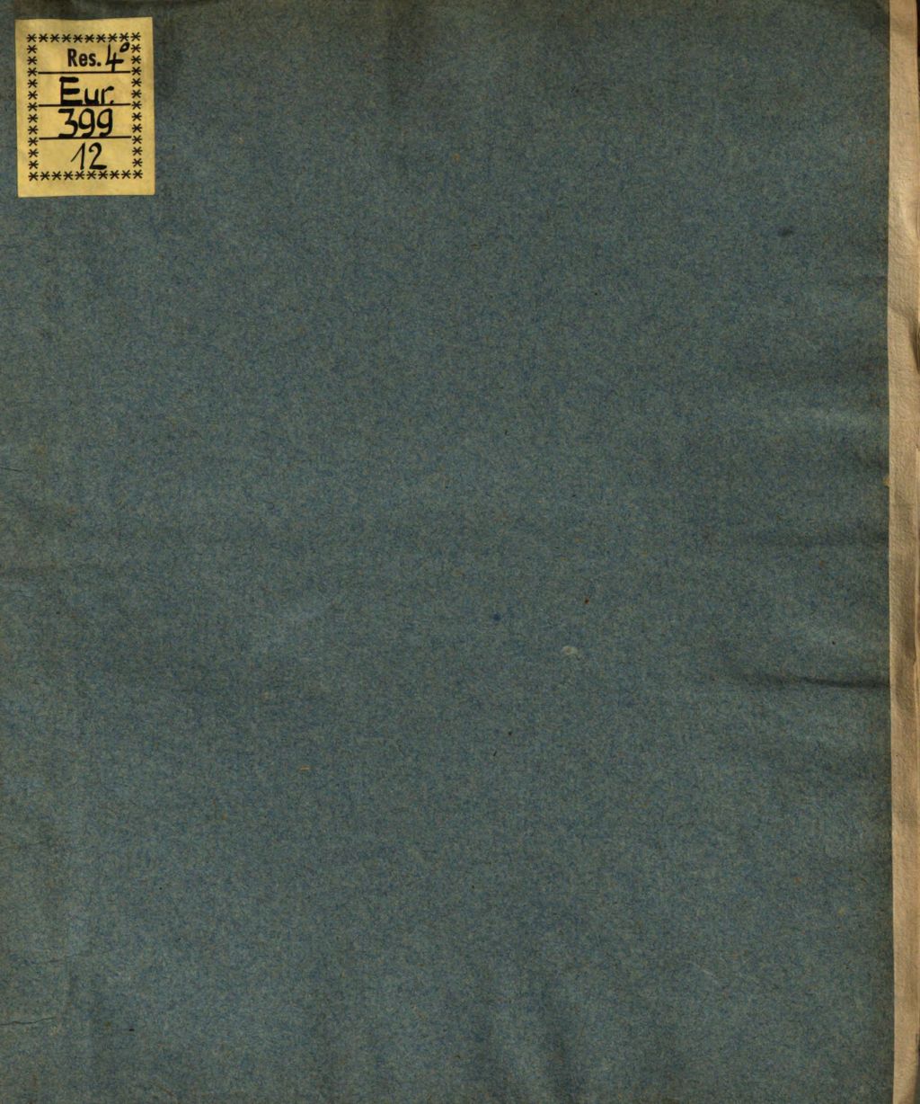 Cover of Discours de S. Exc. Mons. le Comte Severin Rzewuski ... prononcé à la pleine Diete dans la seance du 23. Sept. 1776