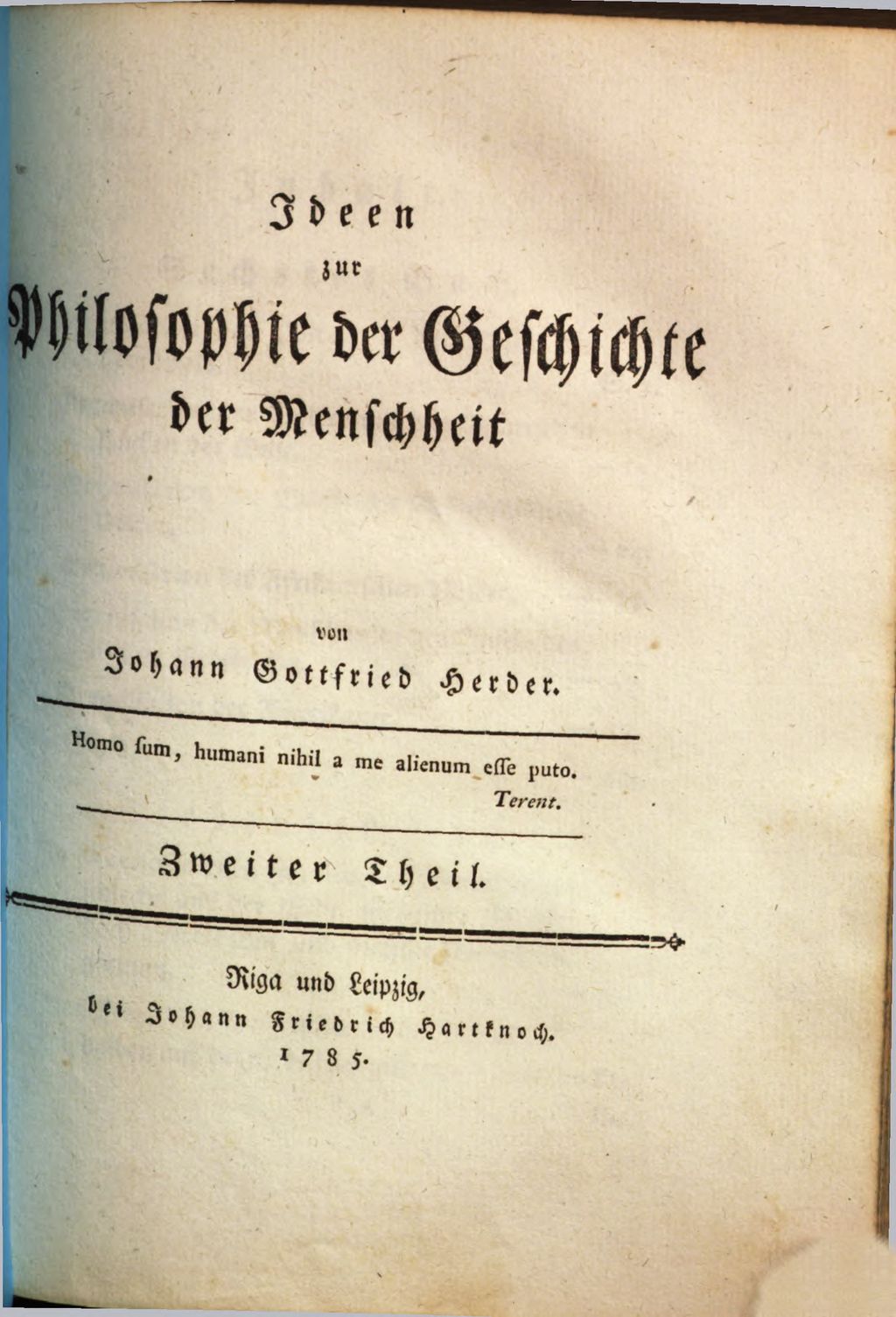 Cover of Ideen zur Philosophie der Geschichte der Menschheit. 2