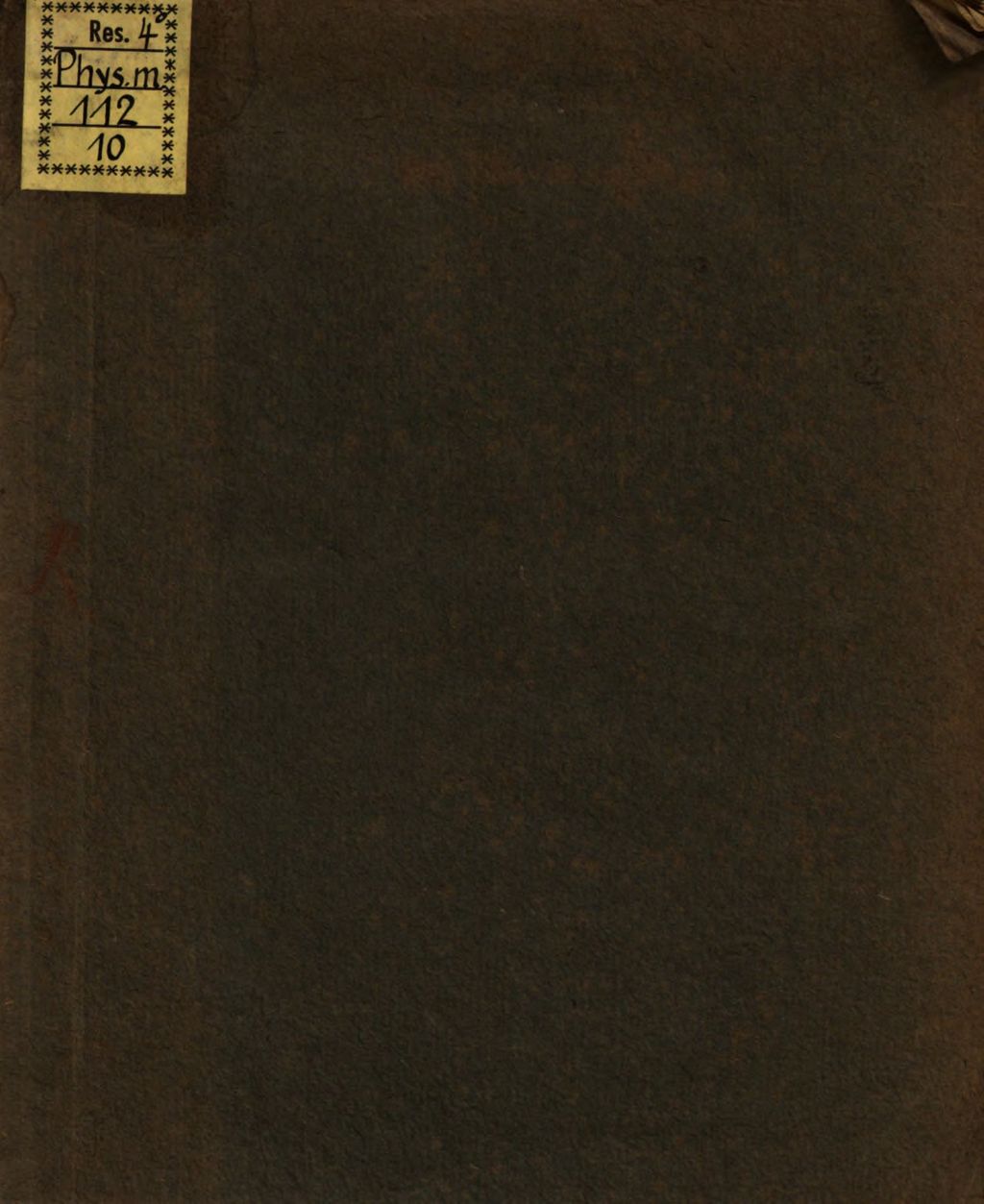 Cover of Philosophische Untersuchung, Von Gewalt und Wirckung des Teuffels In Natürlichen Cörpern
