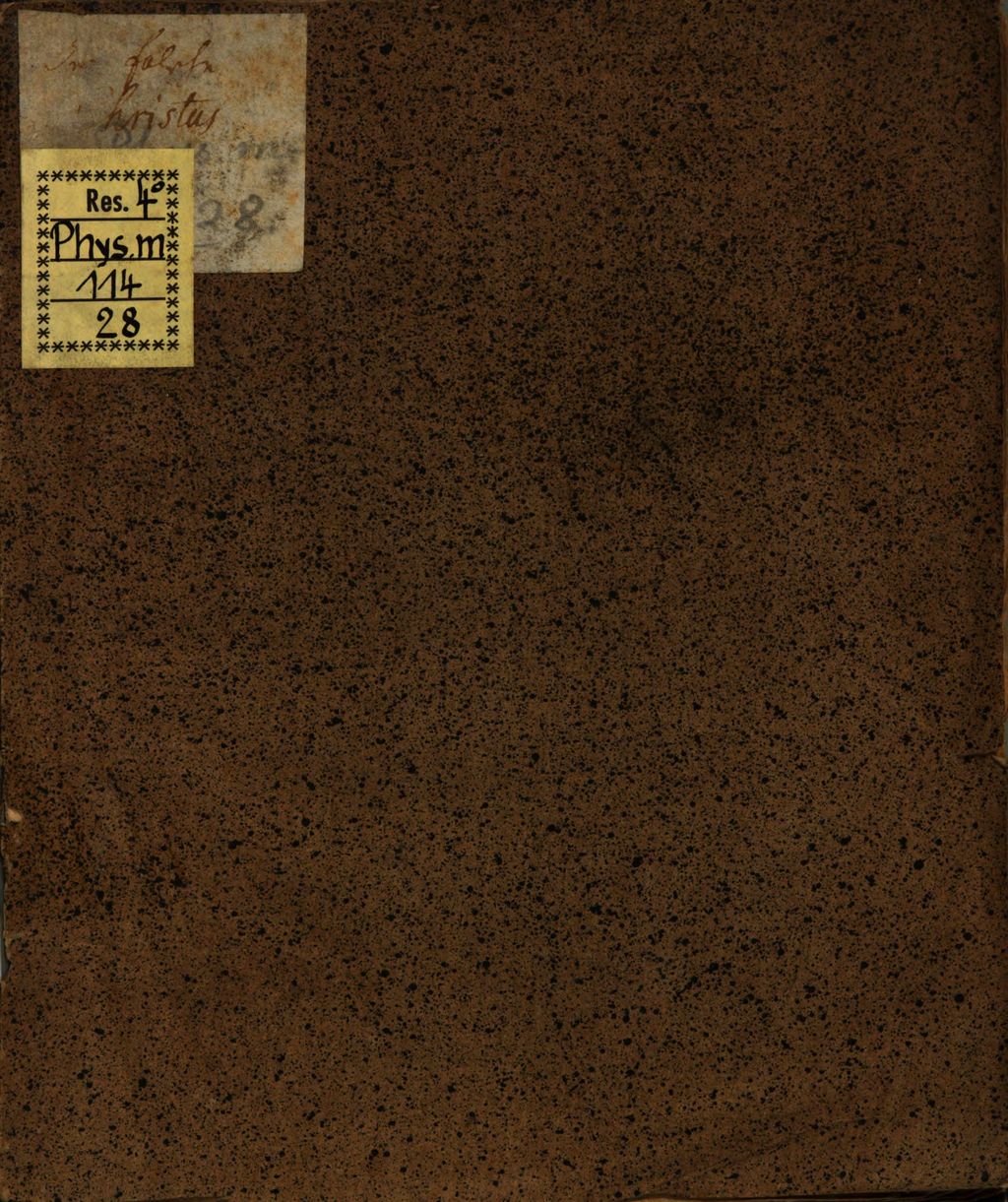 Cover of Der falsche Christus Welcher anno 1709, den 7. Dezember Einem Prediger zu Hartzgeroda im Fürstenthum Anhalt gelegen und mit Nahmen Emanuel Philipp Paris, zu löblicher Gestalt erschienen