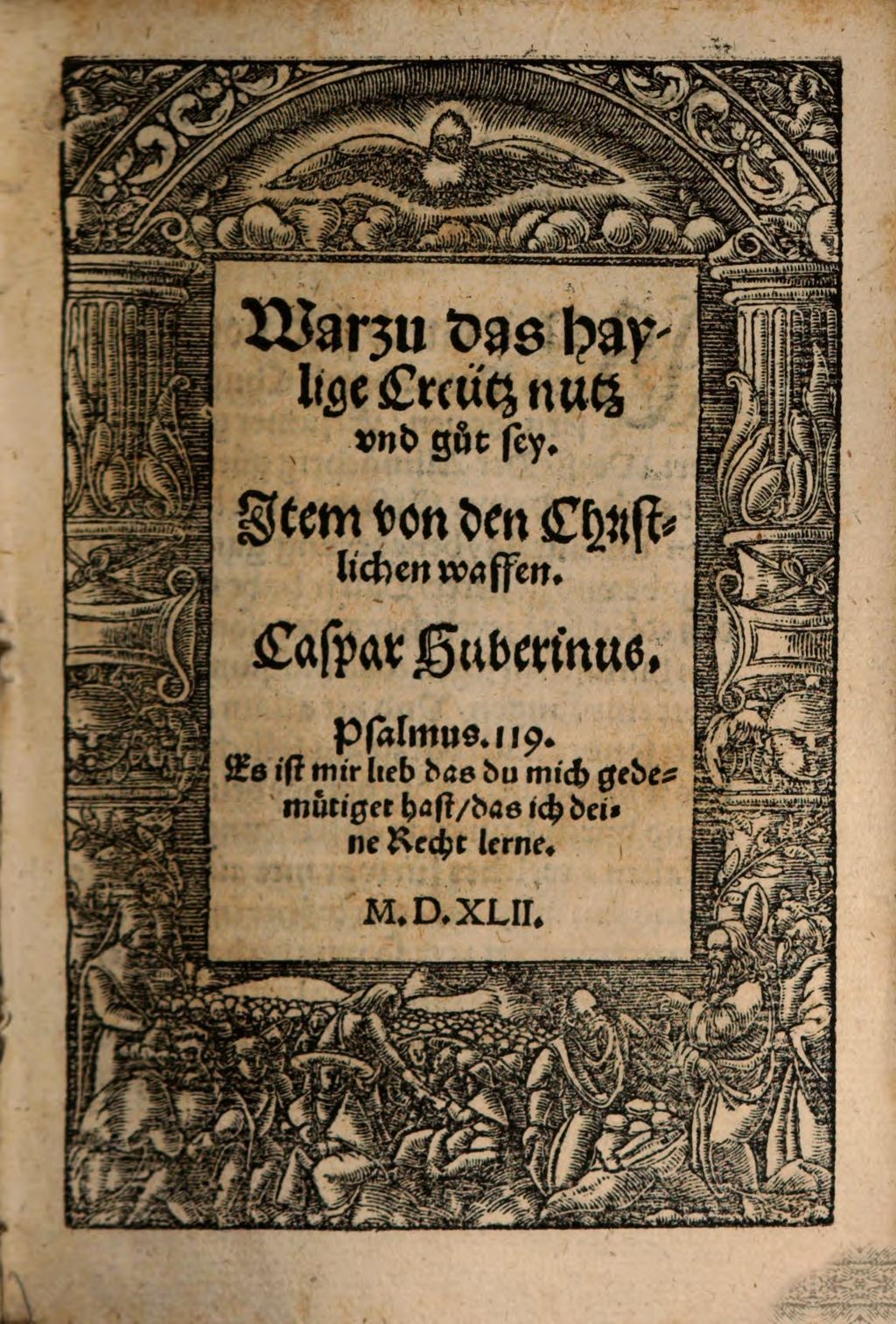Cover of Warzu das haylige Creütz nutz vnd gut sey