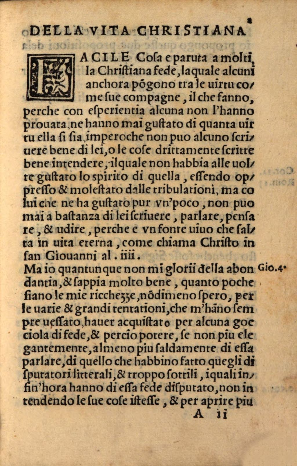 Cover of Opera divina della christiana vita