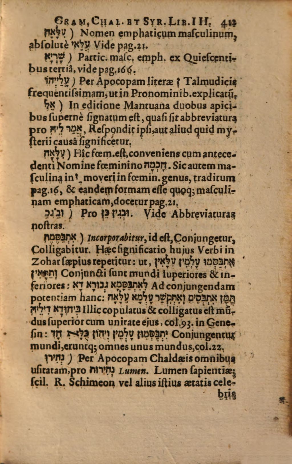 Cover of Joh. Buxtorfi[i] Grammaticae Chaldaicae et Syriacae Libri III