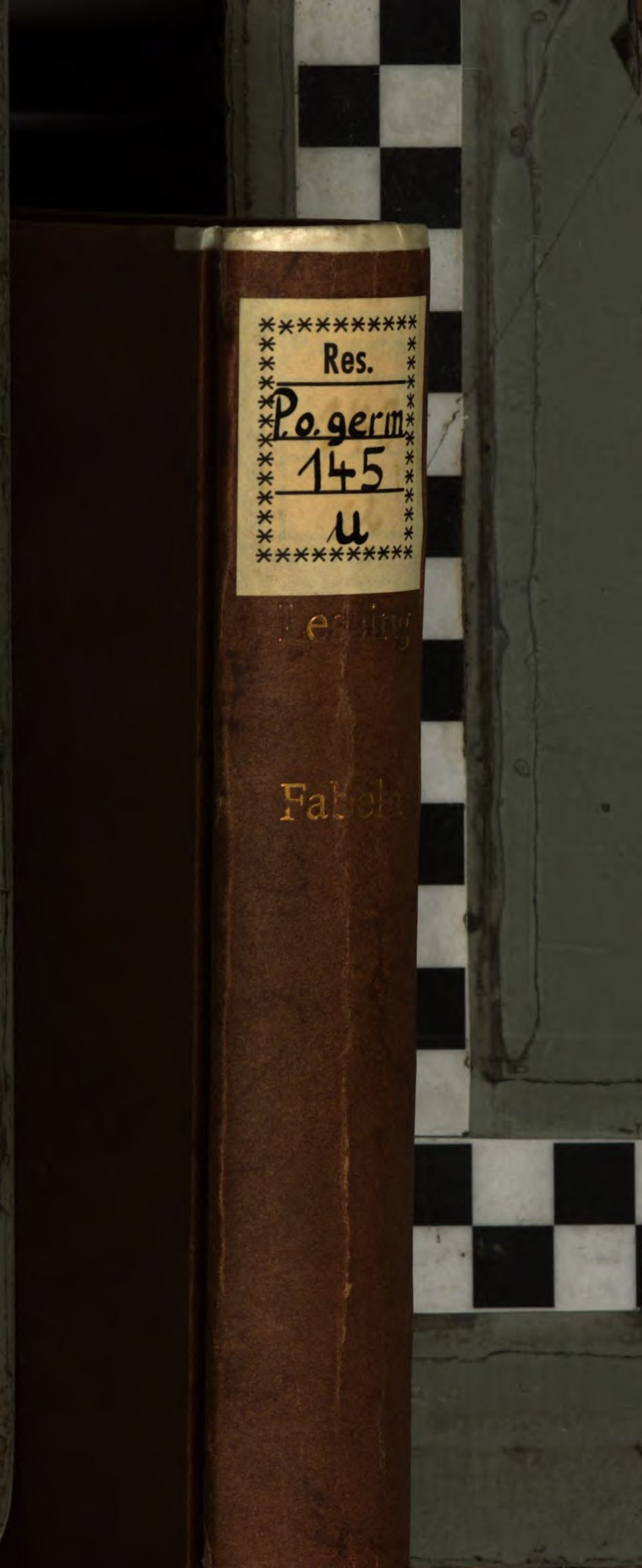 Cover of Lessingische unäsopische Fabeln