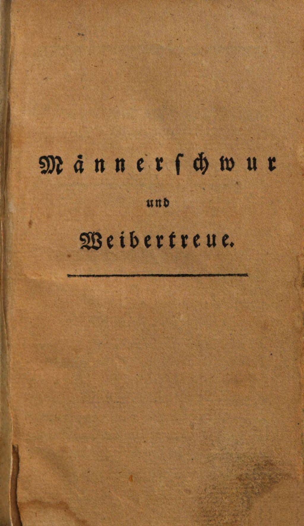 Cover of Sagen der Vorzeit. Erster Band, Männerschwur und Weibertreue. Der Harfner. Das Ritterwort