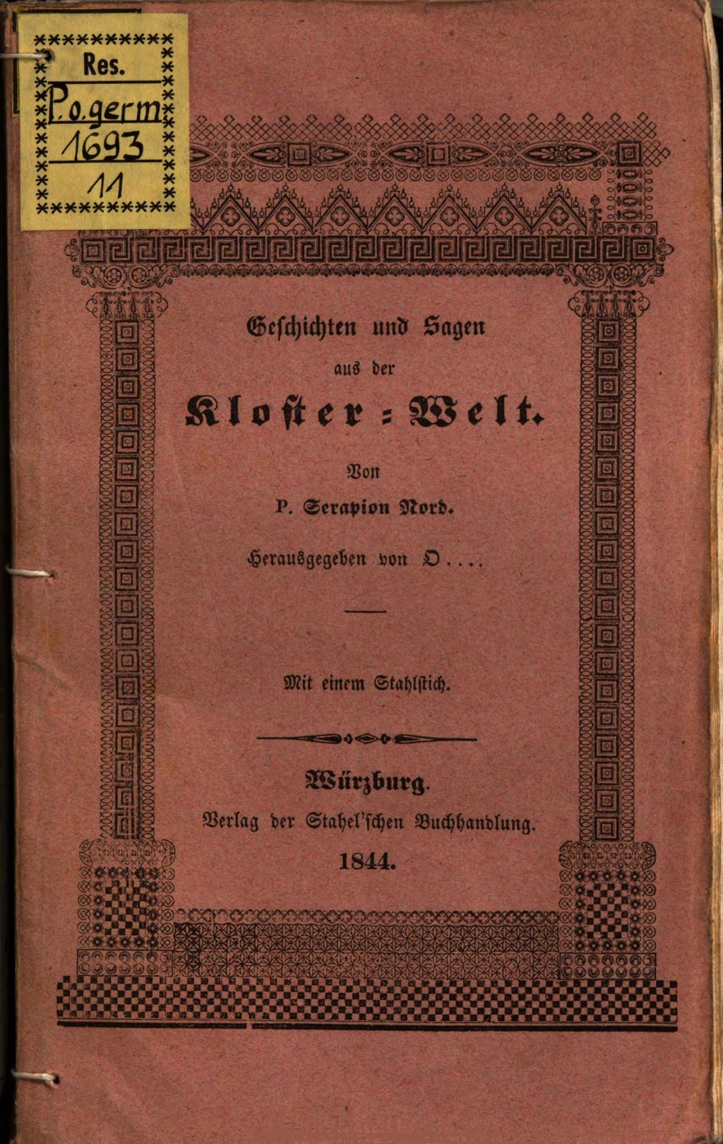 Cover of Geschichten und Sagen aus der Kloster-Welt