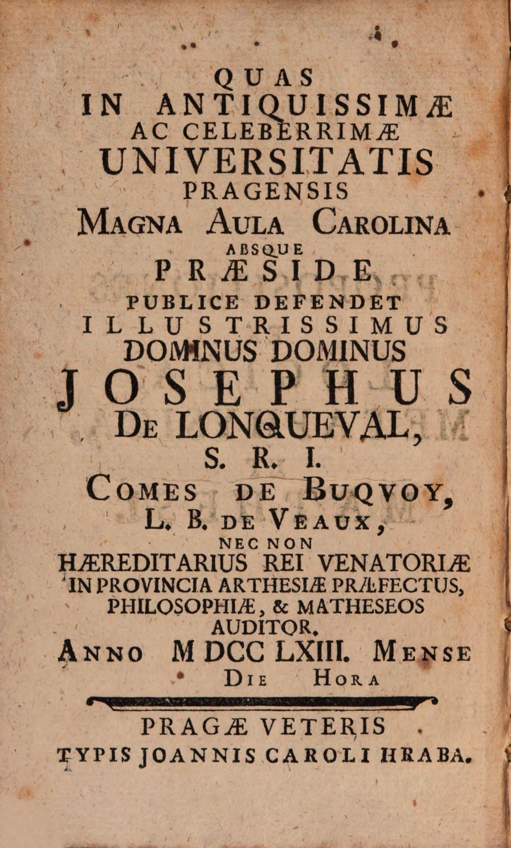 Cover of Propositiones Ex Logica, Metaphysica Et Mathesi
