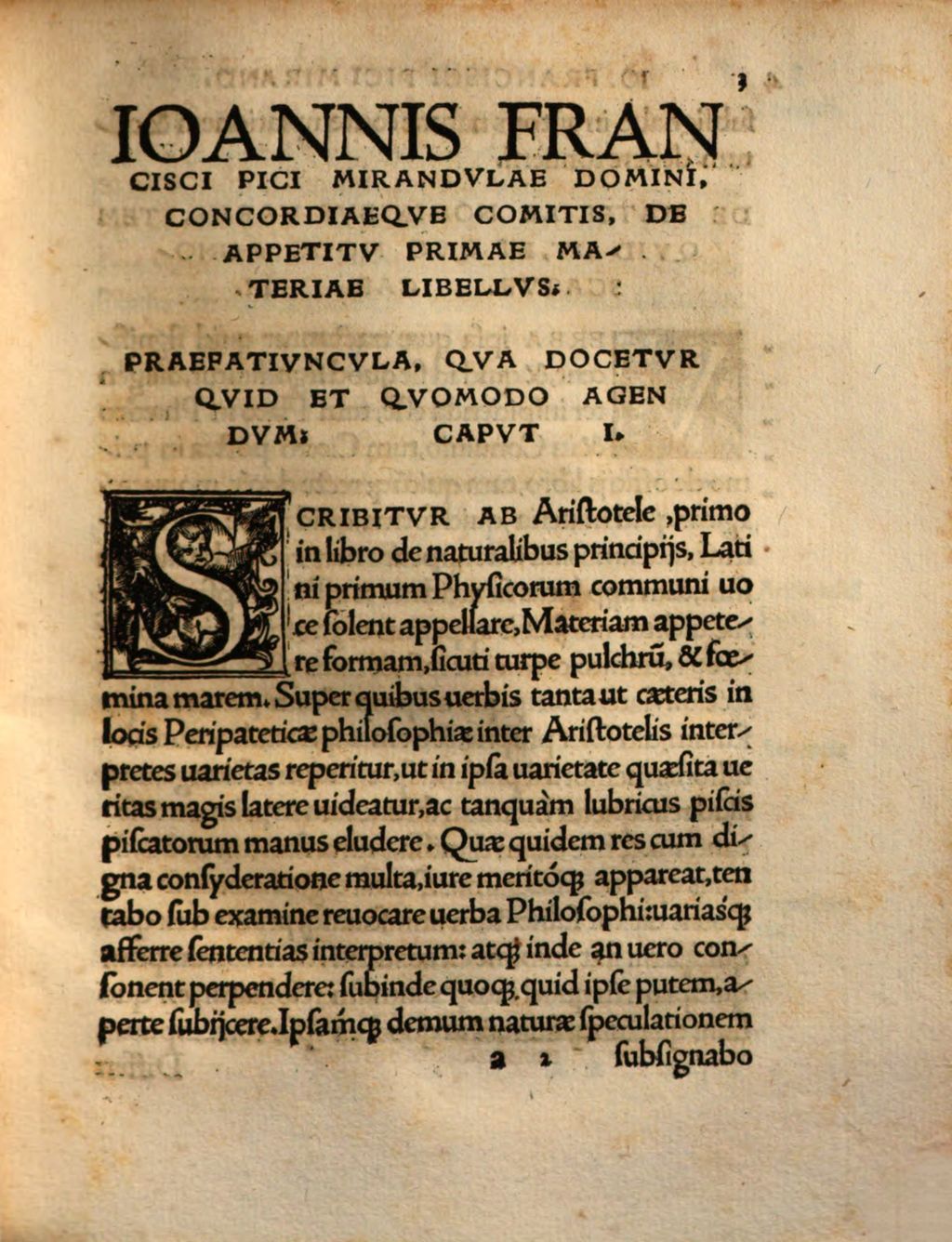 Cover of Io. Francisci Pici Mirandvlae Domini, Concordiaeq[ue] comitis, Physici Libri Dvo