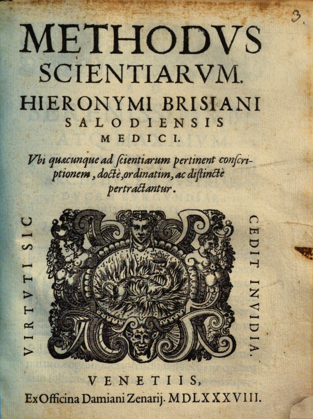 Cover of Methodus scientiarum