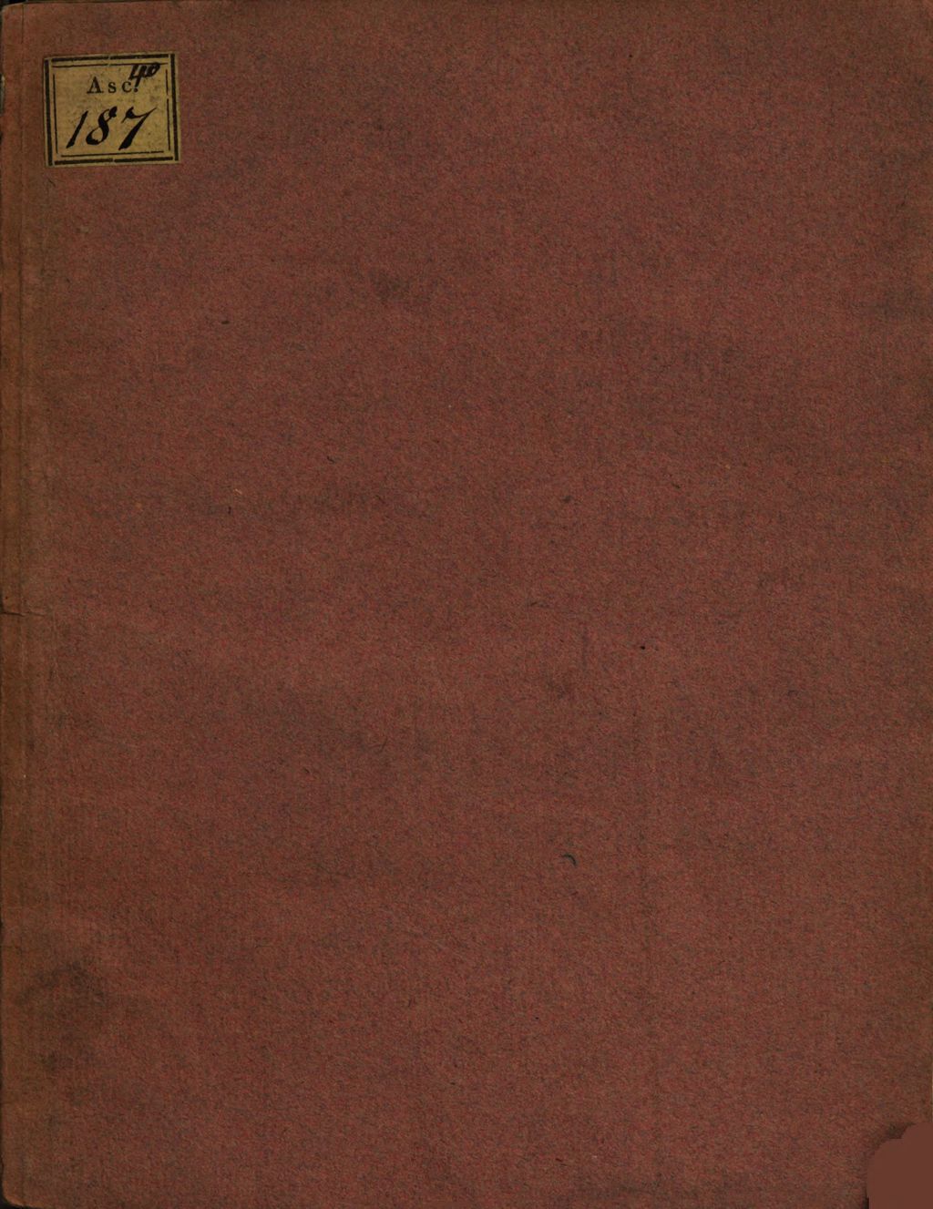 Cover of Ain Christlicher Sendbrieff an die Miltenberger