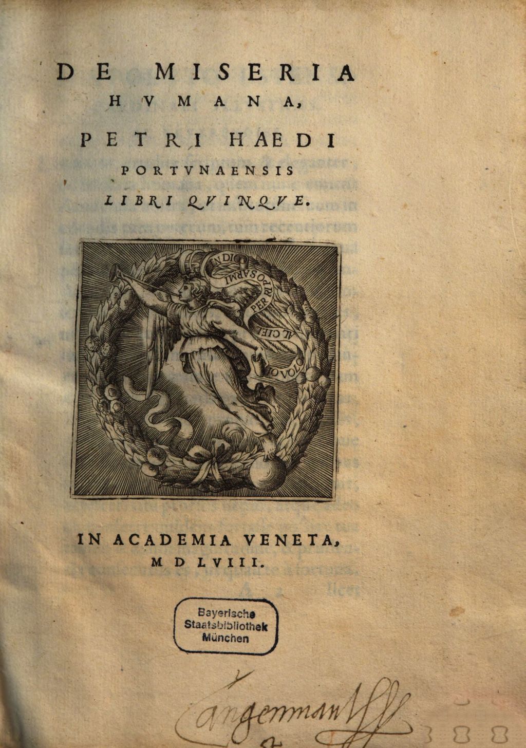 Cover of De miseria humana