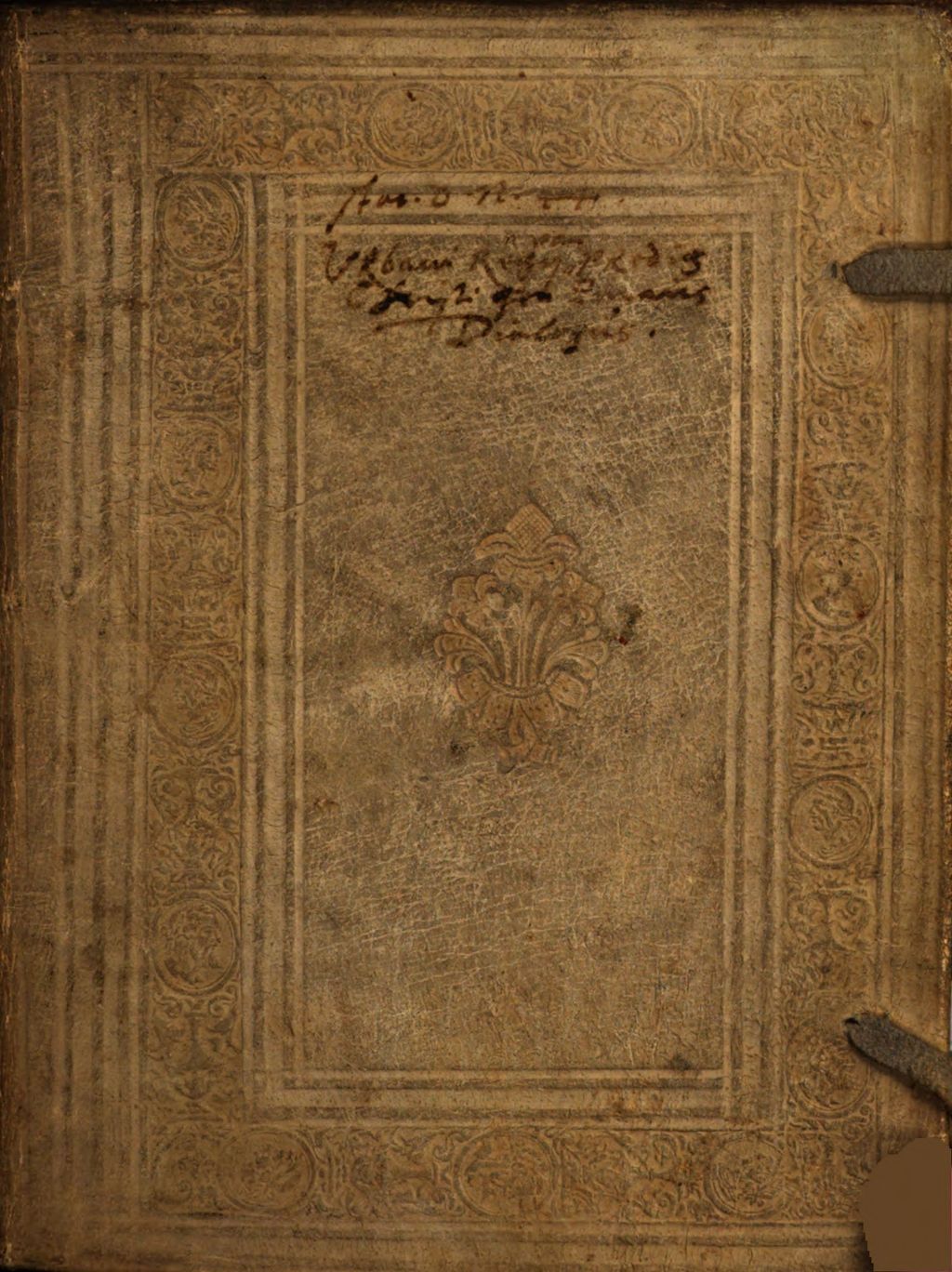 Cover of Dialogus Von der herrlichen trostreichen Predigt, die Christus Luce xxiiij. von Jerusalem bis gen Emaus, den zweien Jüngern am Ostertage, aus Mose vnd allen Propheten gethan hat