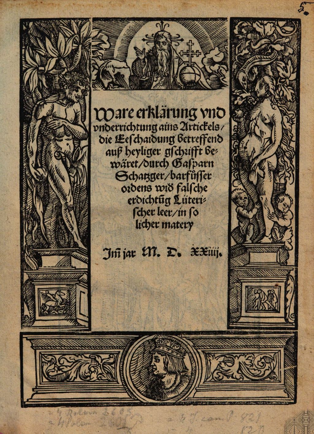 Cover of Ware erklärung vnd vnderrichtung ains Artickels, die Eeschaidung betreffend