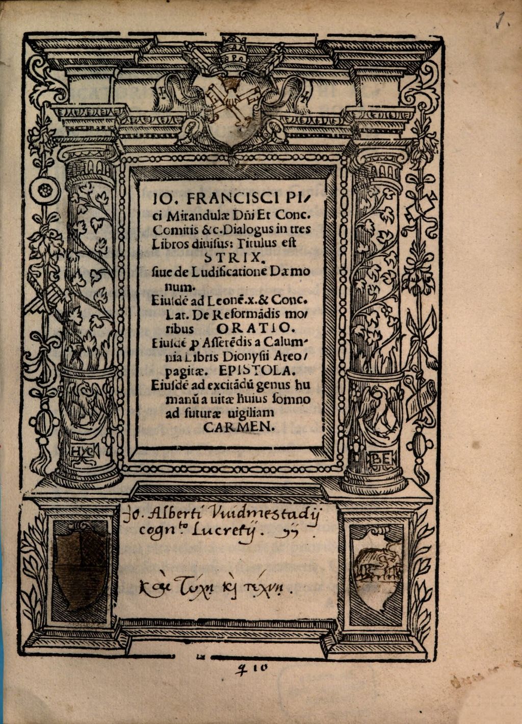 Cover of Dialogus Strix