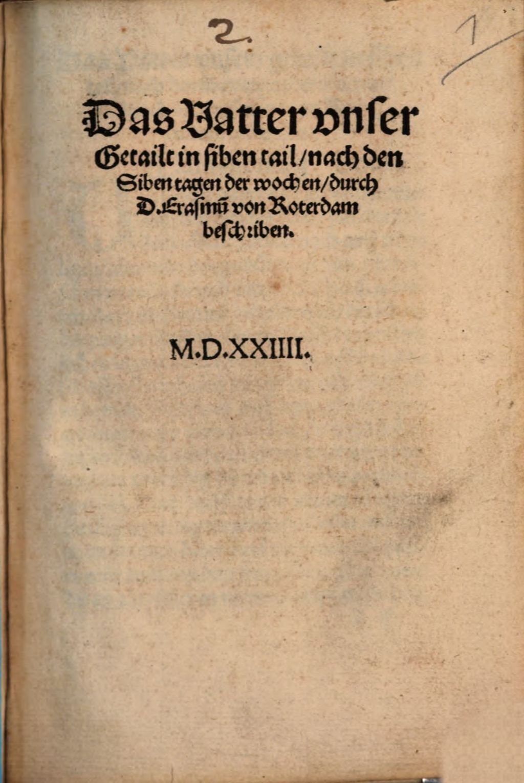 Cover of Das Vatter unser