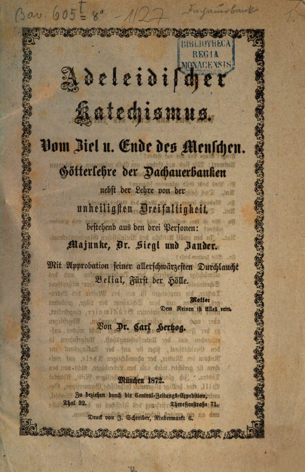 Cover of Adeleidischer Katechismus