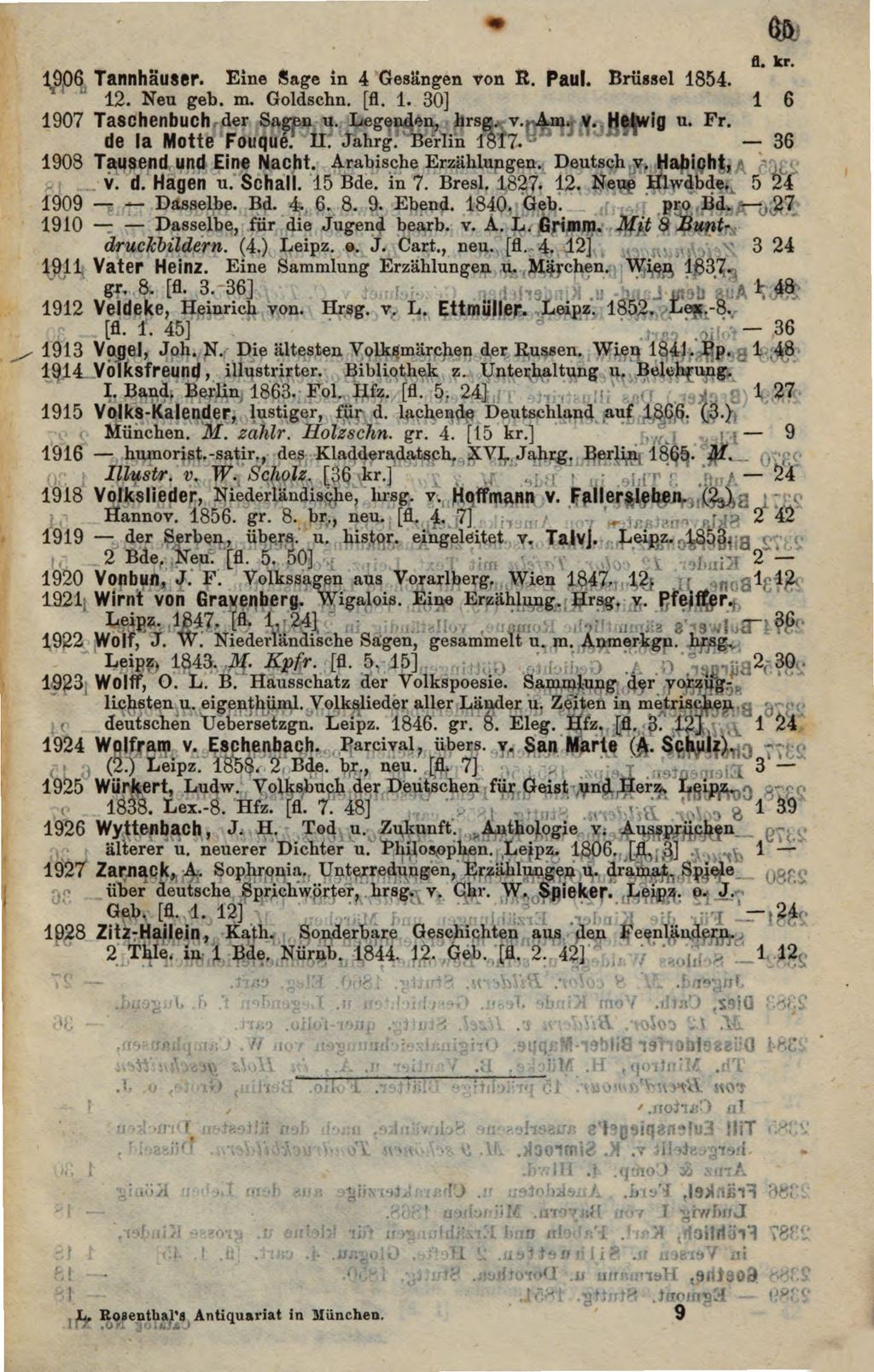 Cover of I. Abtheilung: Neuere deutsche Belletristik u. Jugendschriften, Literaturgeschichte, Fabeln, Märchen , Sagen, Sprichwörter, Volksbücher und Volksschriften, Lehr- und Wörterbücher der deutschen Sprache
