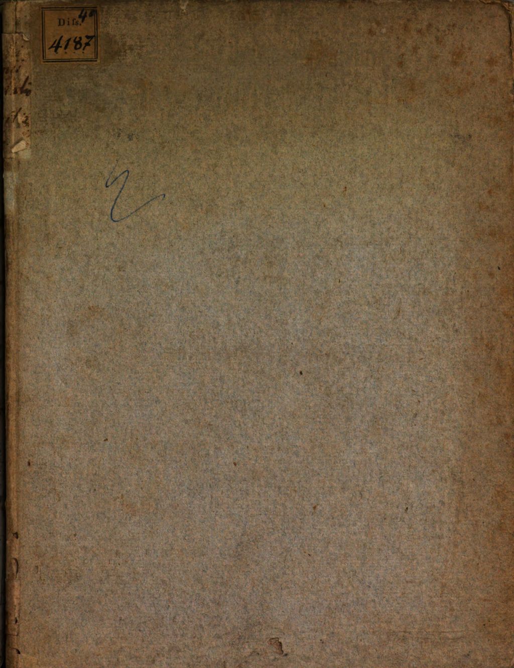 Cover of Liberati Fassonii A S. Ioanne Baptista E Cler. Reg. Schol. Piar. De Leibnitiano Rationis Svfficientis Principio Dissertatio