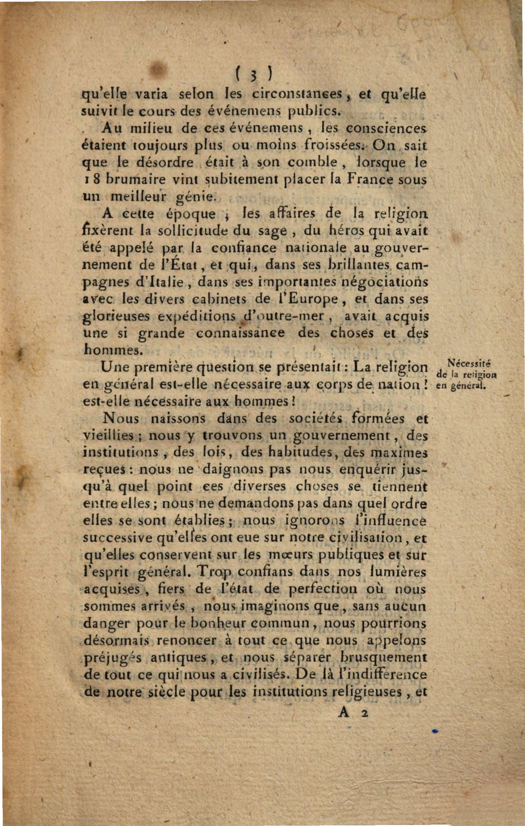 Cover of Discours prononcé par le C.en Portalis, orateur du Gouvernement, dans la séance du Corps législatif du 15 Germinal an 10, Sur L'Organisation Des Cultes