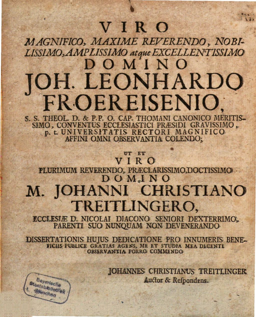Cover of Diss. metaphysica de ortu mundi
