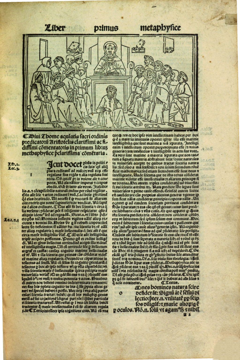 Cover of Comentaria sancti Thome super libros methaphysice