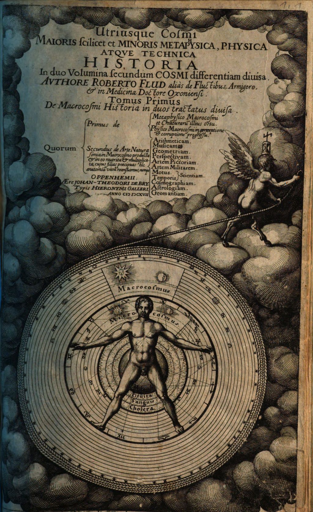 Cover of Utriusque Cosmi Maioris scilicet et Minoris Metaphysica , Physica Atqve Technica Historia